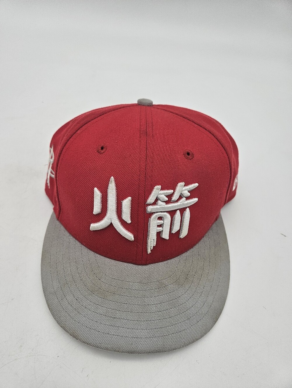 New Era Houston Rockets SnapBack Hat Chinese New Year Red Gray